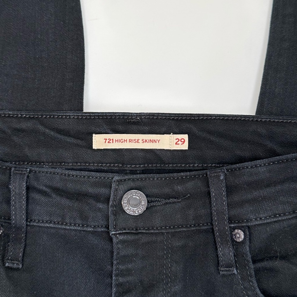 Levi’s 721 High-Rise Skinny 62% Cotton Women’s Jeans - Size: 29 - Picture 12 of 17